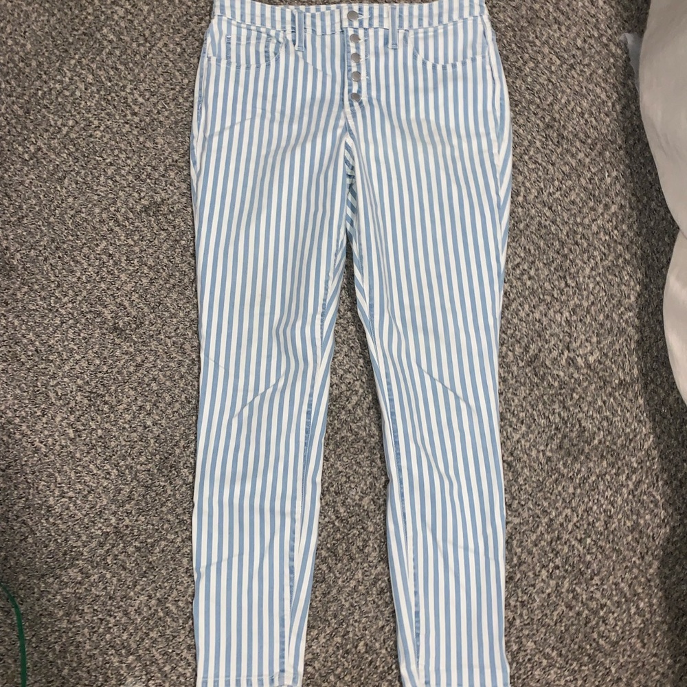 Striped Jeans